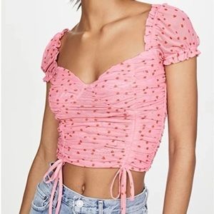 Tiger Mist Toronto Runched Top